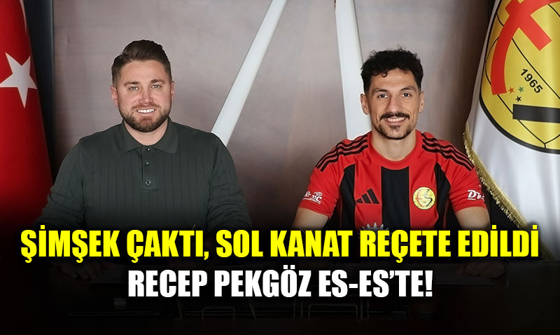 �ampiyorluk Yolunda Sol Kanat Kilitlendi: Ho� Geldin Recep Pekg�z