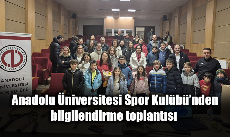 Anadolu �niversitesi�nden sporcu ailelerine rehber: "Tenise Genel Bak��"