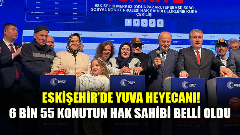 Eski�ehir�de "Y�zy�l�n Konut" G�n�: Hak Sahipleri Belli Oldu - Kura �ekimi 