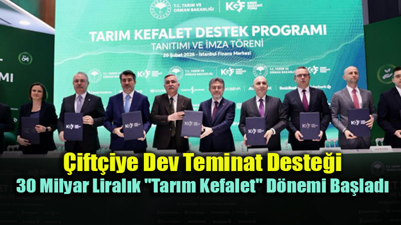 Tar�mda Finansman Devrimi: Bakan Yumakl� "Tar�m Kefalet Destek Program�"n� Duyurdu