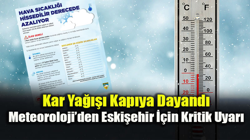 T�rkiye So�uk Havan�n Etkisine Giriyor: Kar ve F�rt�na Kap�da