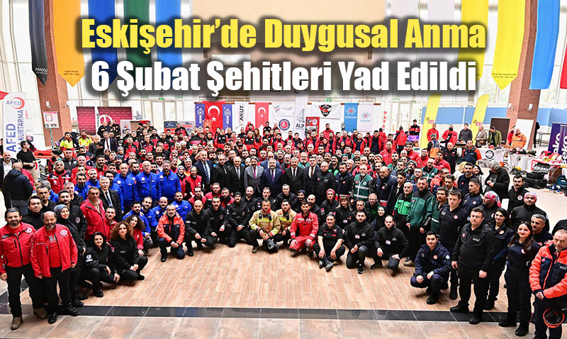 Eski�ehir�de 6 �ubat Anma Program�: Afetin Kahramanlar� Sertifikalar�n� Ald�