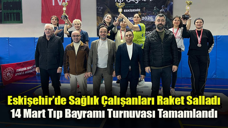 Sa�l�k �al��anlar� Bu Kez Masa Tenisi ��in Ter D�kt�: 14 Mart Turnuvas� Sona Erdi