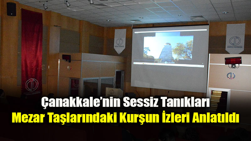 Mezar Ta�lar�ndaki Kur�un �zleri Anadolu �niversitesi�nde Anlat�ld�