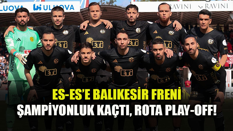 Bal�kesir�de Puan Kayb�: Es-Es �ampiyonluk �ans�n� K�tahya�ya Kapt�rd�