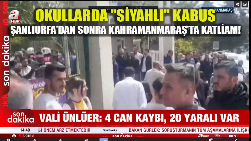 E�itimde Kara G�n: �anl�urfa�n�n Ard�ndan Bu Kez Kahramanmara� Vuruldu.