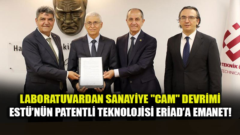 ESTܒden Noter Huzurunda Dev �mzalar: At�k Camlar Ekonomiye Kazand�r�l�yor!