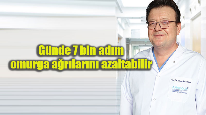 G�nde 7 bin ad�m, omurga a�r�lar�n� azaltabilir