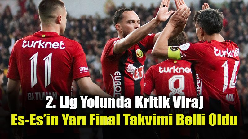 Play-Off’ta Durmak Yok: Eski�ehirspor�un Rakibi Ayval�kg�c�!