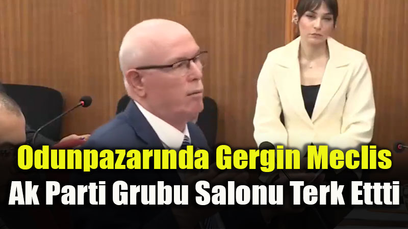 Odunpazar� Belediye Meclisi�nde �Faaliyet Raporu� Tansiyonu: AK Parti Salonu Terk Etti!