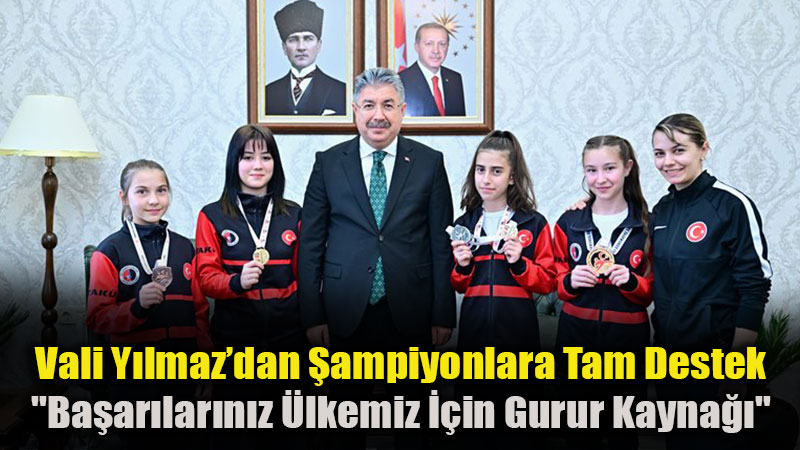 Eski�ehir�in Alt�n �ocuklar� Vali Y�lmaz��n Misafiri Oldu