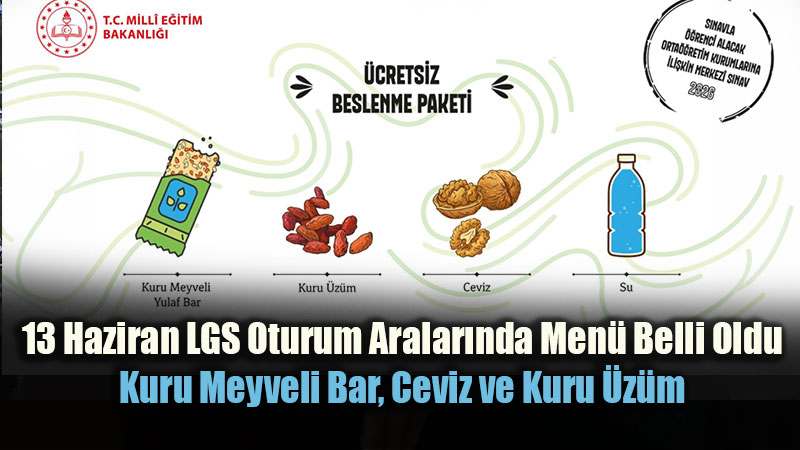 LGS’de Yeni D�nem: S�nava Girecek Adaylara Bakanl�ktan Beslenme Deste�i