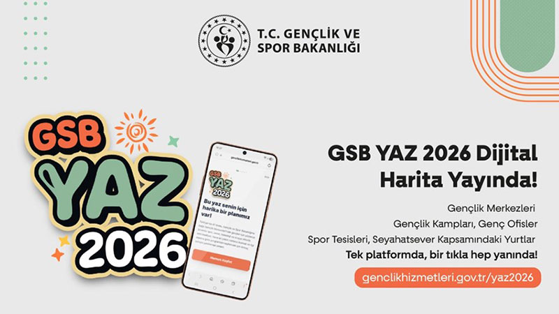 Yaz Tatili Tek T�kla Haritada: GSB YAZ 2026 Platformu Yay�na Girdi