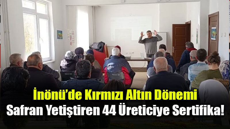 Az Suyla Y�ksek Kazan�: �n�n��de Safran �retimi ��in Tarihi Ad�m