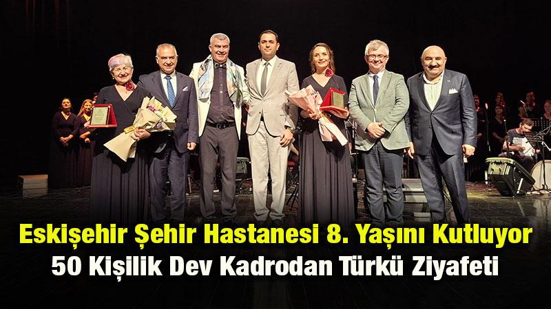 Eski�ehir �ehir Hastanesi �al��anlar�ndan T�rk Halk M�zi�i Konseri