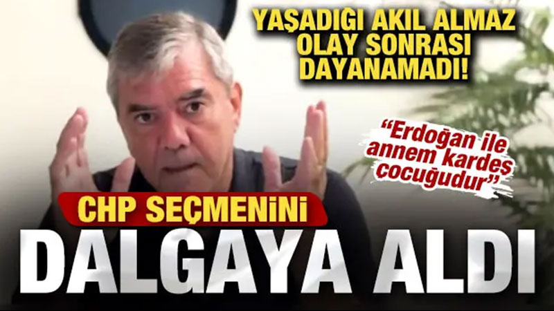 Y�lmaz �zdil Kendisine "Gizli AK Partili" Diyen Vatanda�� �roniyle Tiye Ald�