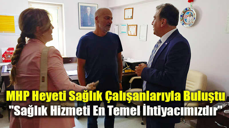 MHP �l Ba�kan� Ayhan Sezer’den Ertu�rulgazi Aile Sa�l��� Merkezi’ne Ziyaret