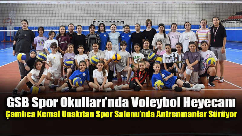 Gelece�in Filenin Sultanlar� ve Efeleri Yeti�iyor: 130 Sporcu Voleybol ��in Sahada
