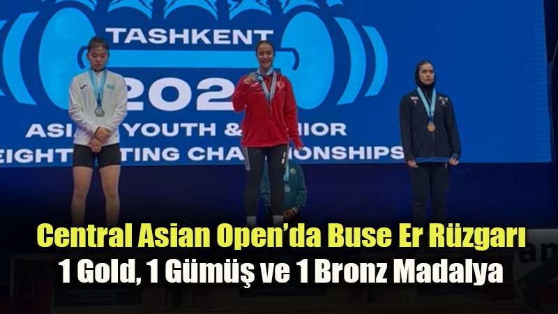 Eski�ehirli Milli Halterci Buse Er, �zbekistan�da Asya �ampiyonu Oldu!