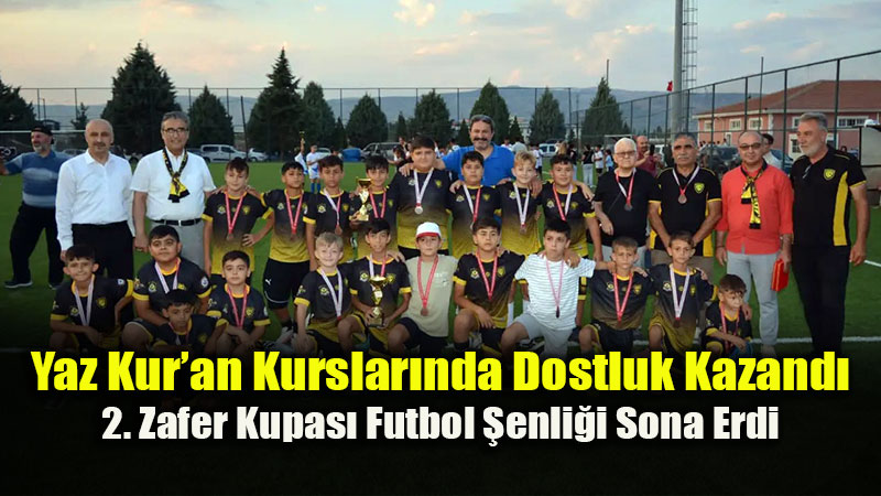 Tepeba���nda Zafer Kupas� Heyecan�: 250 Minik Sporcu Ye�il Sahada Bulu�tu