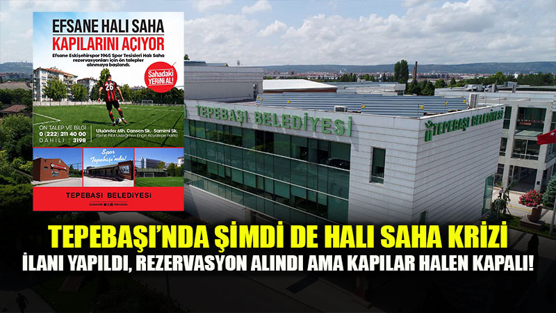 Tepeba���nda "Efsane Hal� Saha" �ilesi: �lan� Yap�ld�, Rezervasyon Al�nd� Ama Kap�lar Halen Kapal�!