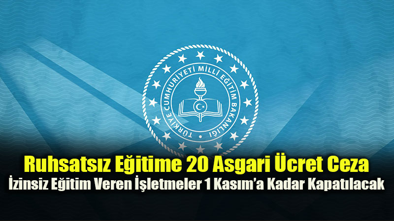 MEB�den 81 �le Talimat: Kafe ve K�t�phane Ad� Alt�nda �zinsiz E�itime Ge�it Yok!