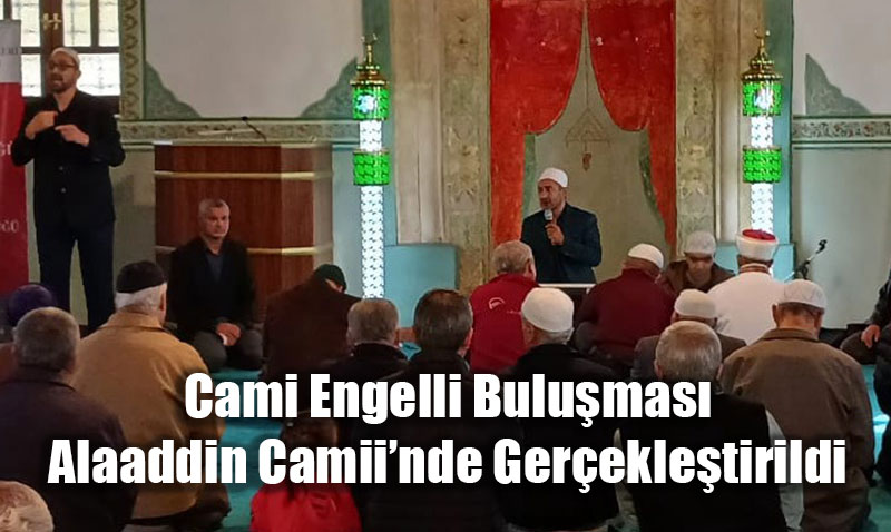 Eskiehir l Mftl Tarafndan Cami Engelli Bulumas Alaaddin Camiinde Yapld
