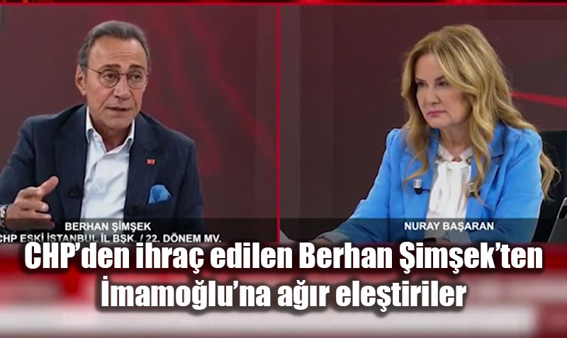 CHP’den hra Edilen Berhan imek’ten Ekrem mamolu’na Sert Eletiriler