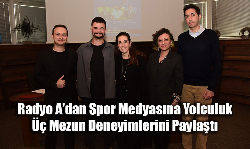 Anadolu niversitesi mezunu spor medyas profesyonelleri rencilerle bir araya geldi