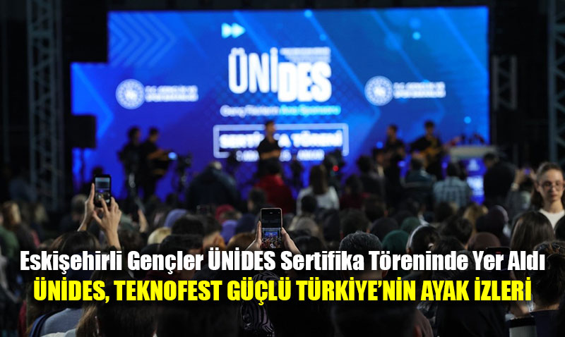 Eski�ehirli Gen�ler �N�DES Sertifika T�reninde Yer Ald�