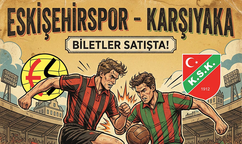 Eski�ehirspor - Kar��yaka Ma�� Biletleri Sat��ta!