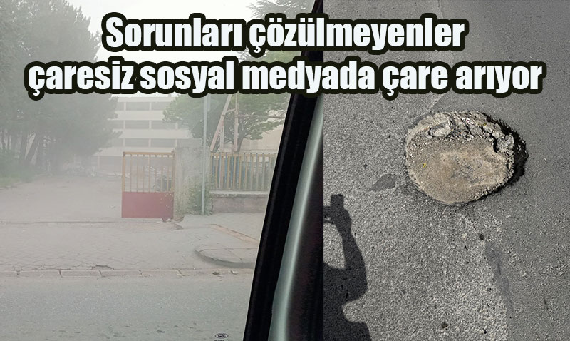 Eskiehirliler sorunlarna sosyal medyadan are aryor
