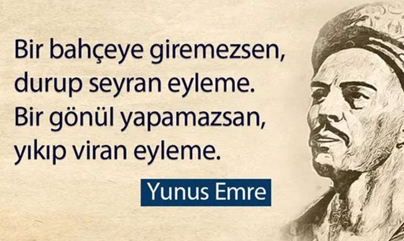 Yunus Emrenin Adna Yakmayan Tartma