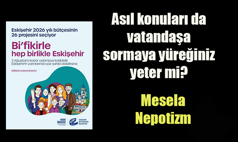 Belediyenin ’ocuk Bahesi’ ve Halkn Gerek Sorunlar