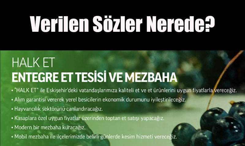 Mezbahasız Büyükşehir Olmaz!