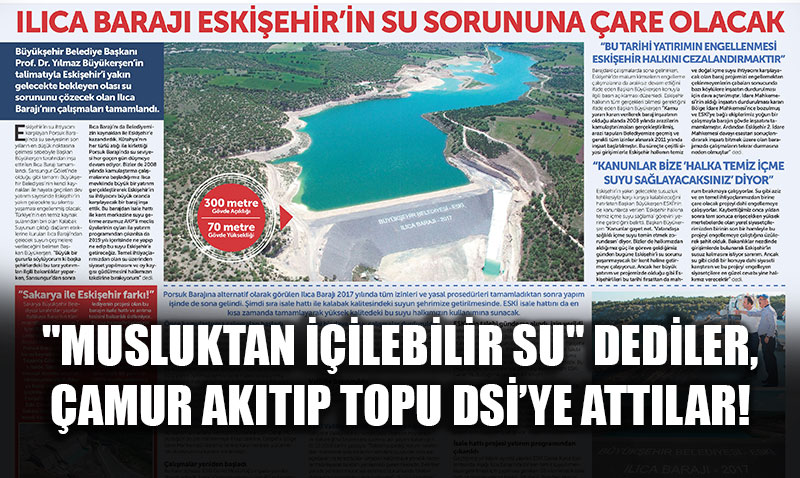 "MUSLUKTAN ���LEB�L�R SU" DED�LER, �AMUR AKITIP TOPU DSݒYE ATTILAR!