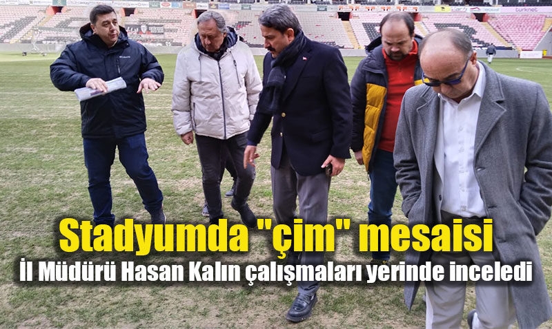 Fethi Heper Stadyumu bak�ma al�n�yor: Y�pranan zemin i�in d��meye bas�ld�