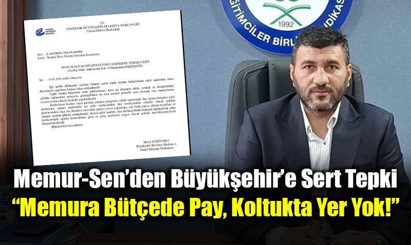 B�t�e Fazla Ama Hizmet Yok: B�y�k�ehir�den Memurlar�n Talebine Ret Cevab�!